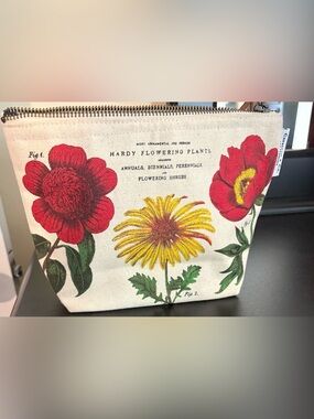 Cavallini and company botanical vintage pouch